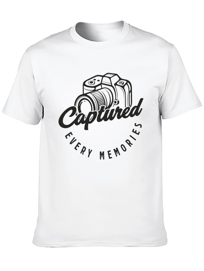 Captured Every Memories T-Shirt: Photography Design