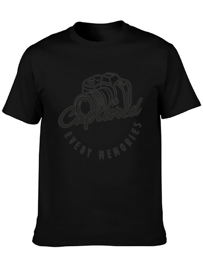 Captured Every Memories T-Shirt: Photography Design