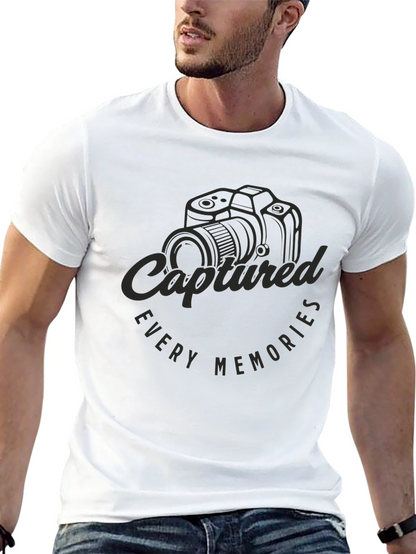 Captured Every Memories T-Shirt: Photography Design