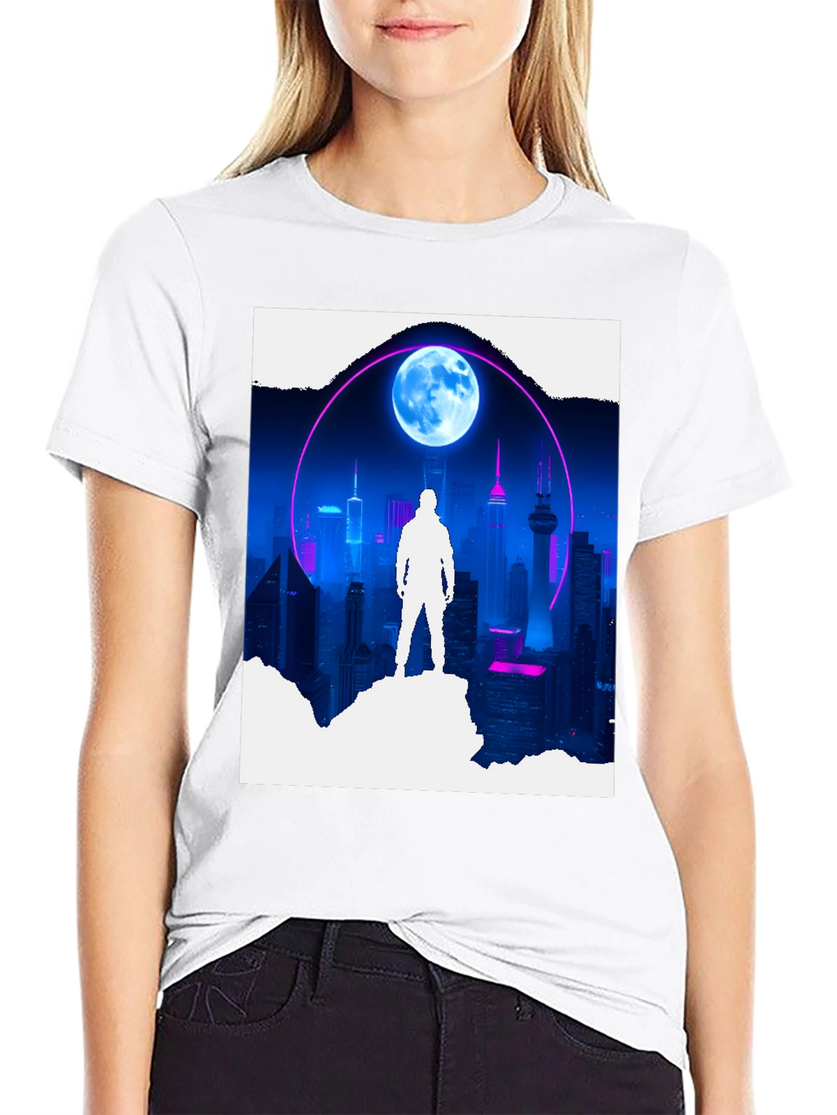 Cyberpunk Cityscape Tee