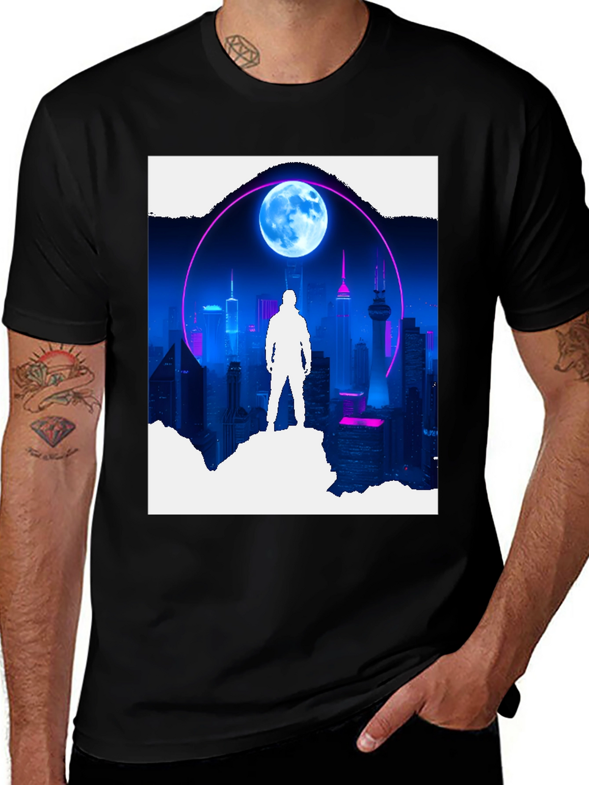 Cyberpunk Cityscape Tee