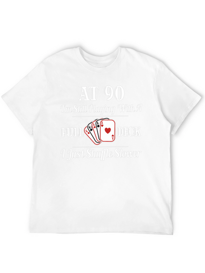 90th Birthday Full Deck Funny T-Shirt