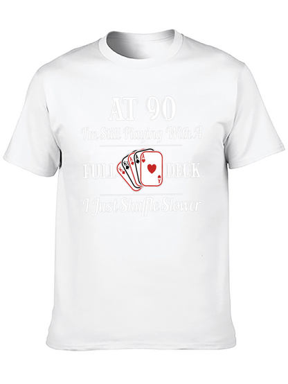 90th Birthday Full Deck Funny T-Shirt