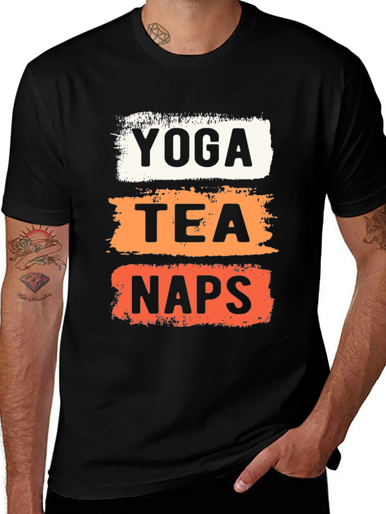 Yoga Tea Naps Graphic T-Shirt - Relaxation Mode