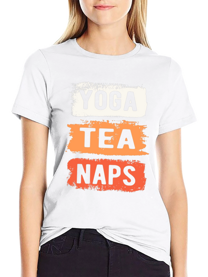 Yoga Tea Naps Graphic T-Shirt - Relaxation Mode