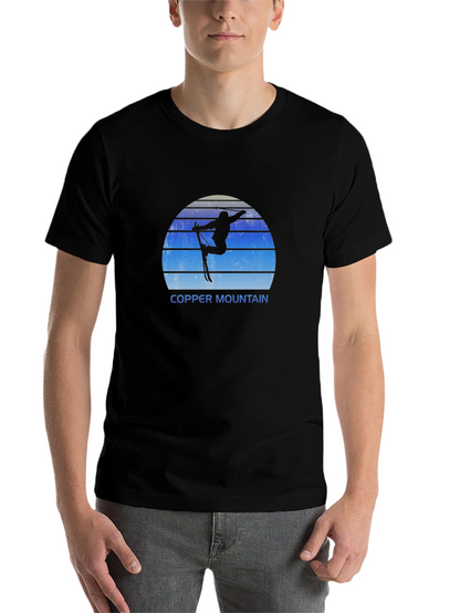 Copper Mountain Skier Black T-Shirt