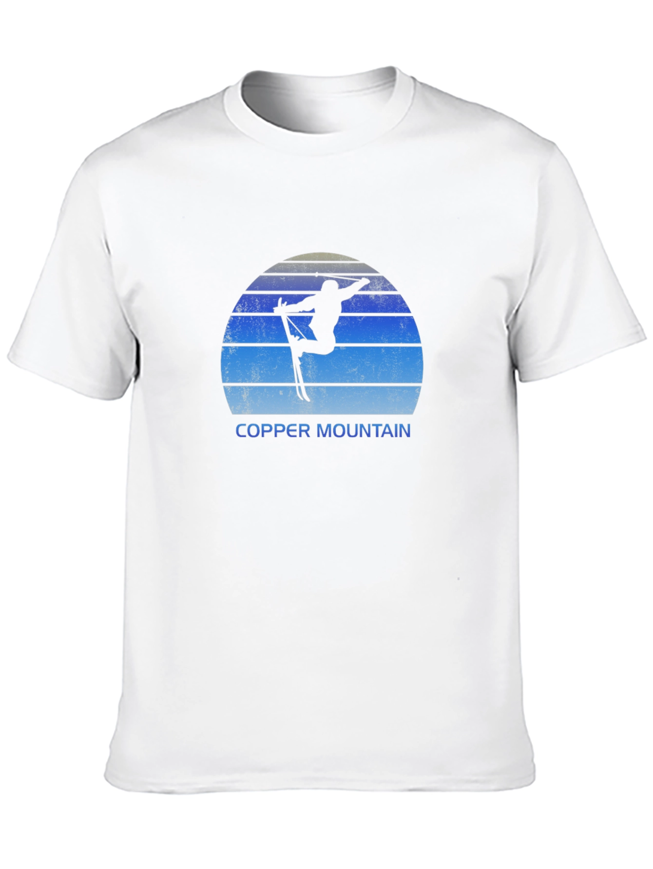 Copper Mountain Skier Black T-Shirt
