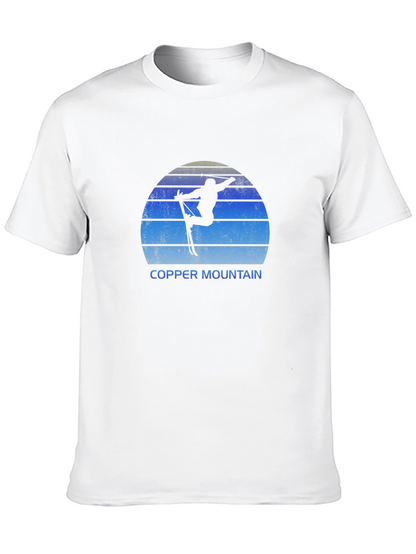 Copper Mountain Skier Black T-Shirt
