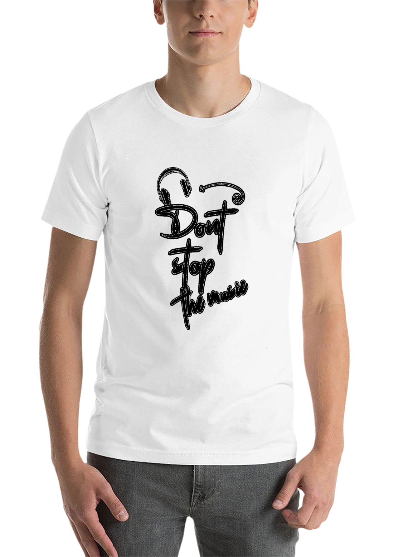 Dont Stop the Music Graphic Tee