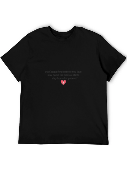 Stay Home Heart Graphic Tee