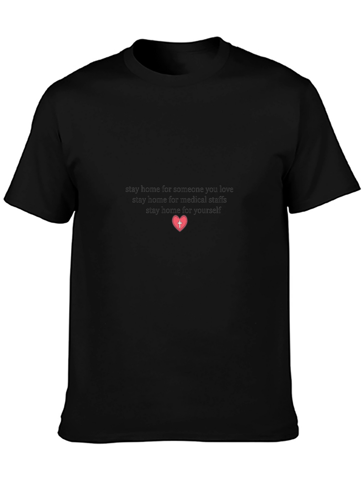 Stay Home Heart Graphic Tee