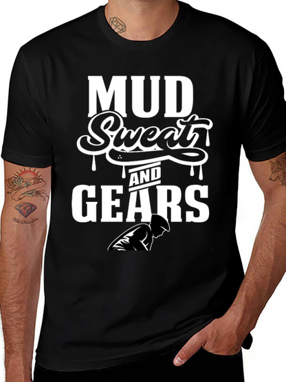 Mud Sweat & Gears Black Graphic Tee
