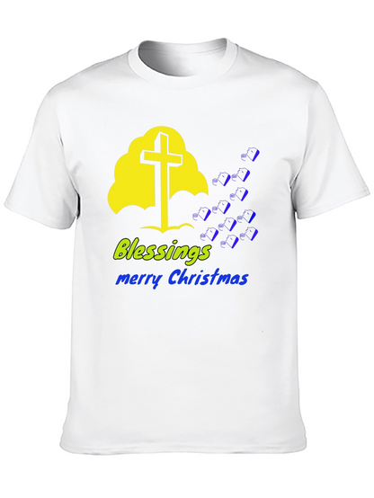 Blessings Merry Christmas Graphic Tee