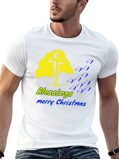 Blessings Merry Christmas Graphic Tee