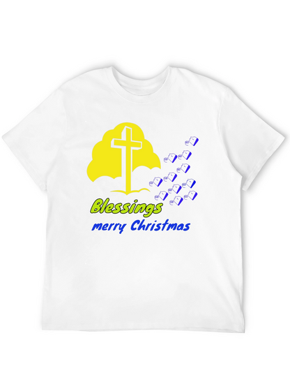 Blessings Merry Christmas Graphic Tee