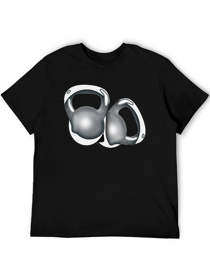 Kettlebell Graphic Black T-Shirt