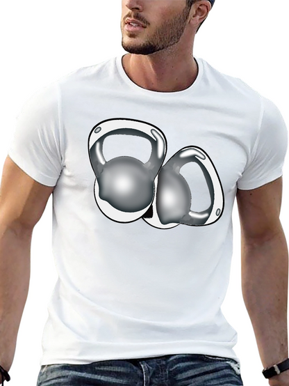 Kettlebell Graphic Black T-Shirt