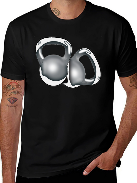 Kettlebell Graphic Black T-Shirt
