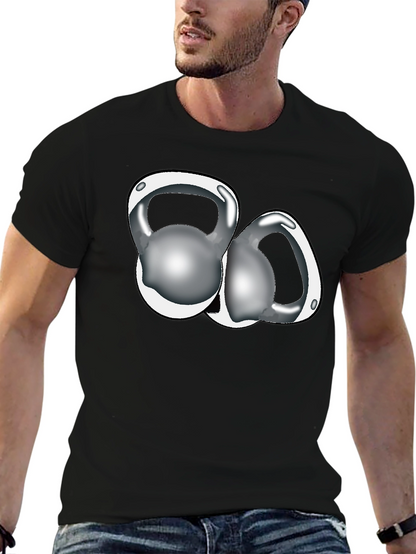 Kettlebell Graphic Black T-Shirt