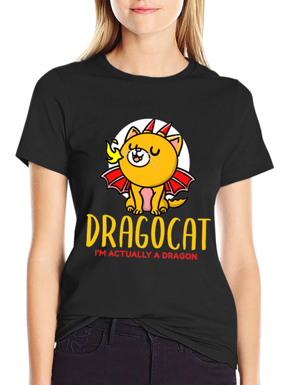 Dragocat T-Shirt - Dragon Cat Graphic Tee