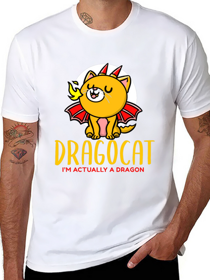 Dragocat T-Shirt - Dragon Cat Graphic Tee