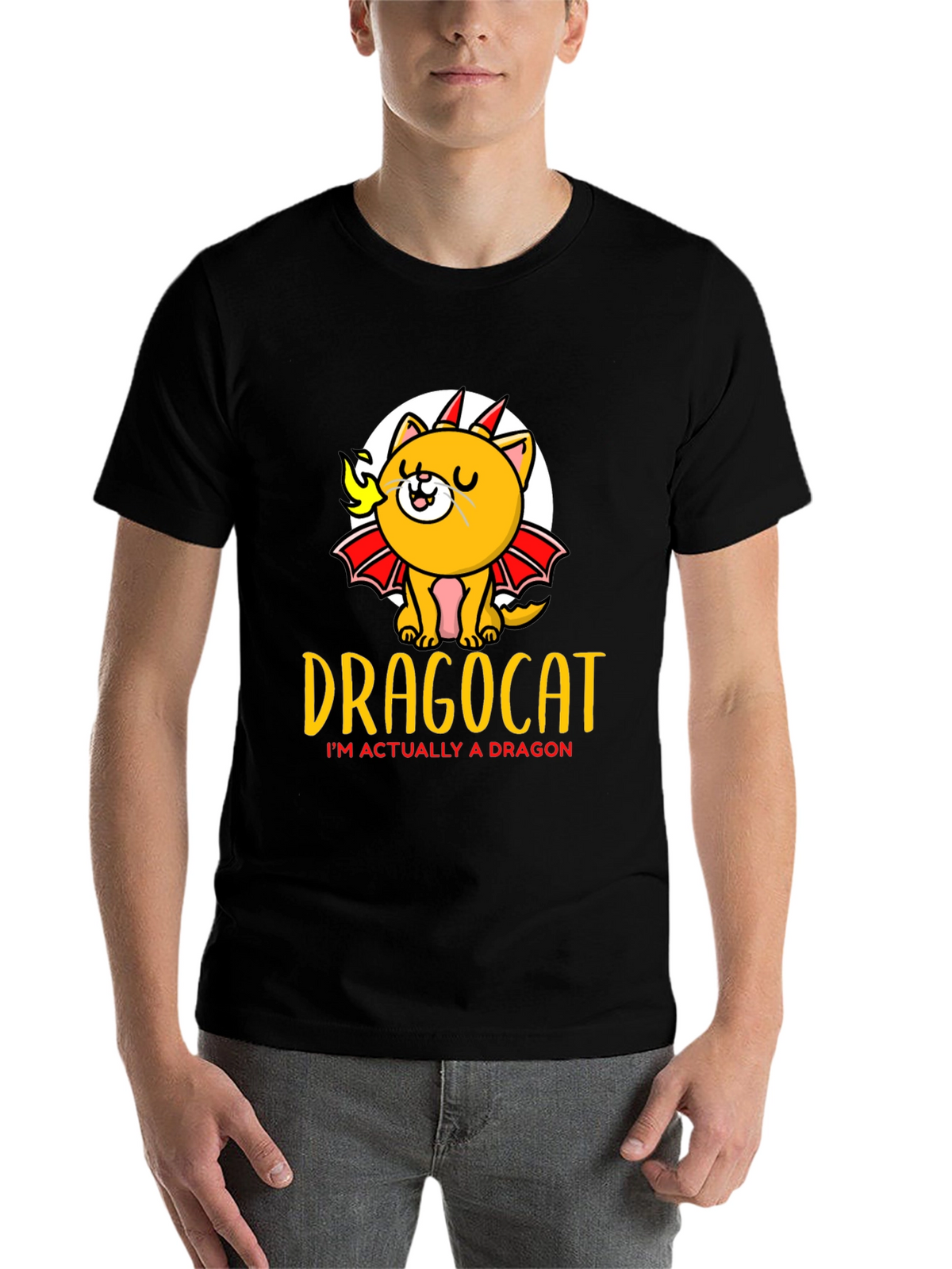 Dragocat T-Shirt - Dragon Cat Graphic Tee