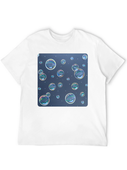 Bubble Print Black T-Shirt - Fun Graphic Tee