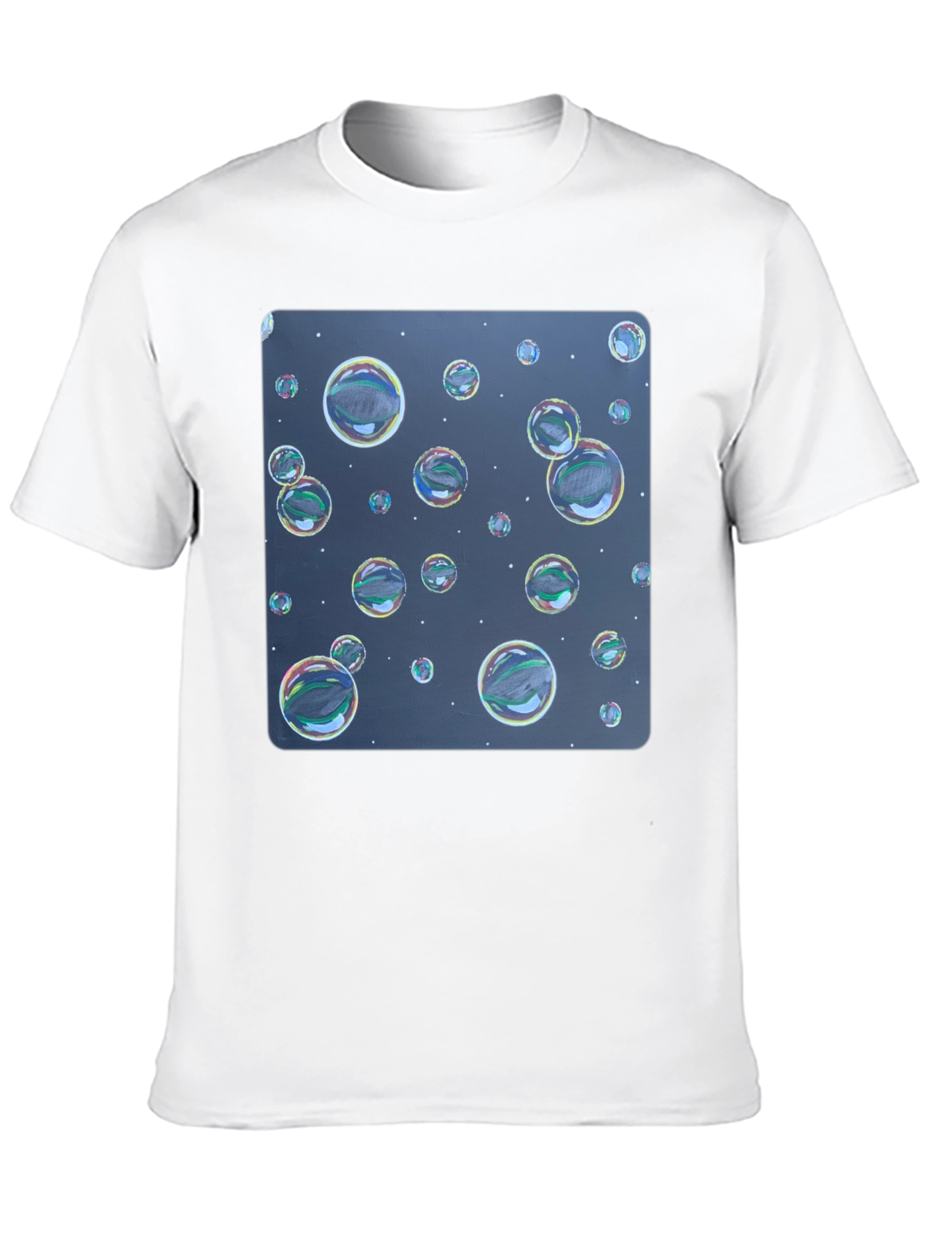 Bubble Print Black T-Shirt - Fun Graphic Tee