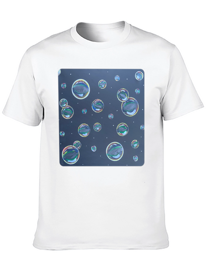Bubble Print Black T-Shirt - Fun Graphic Tee