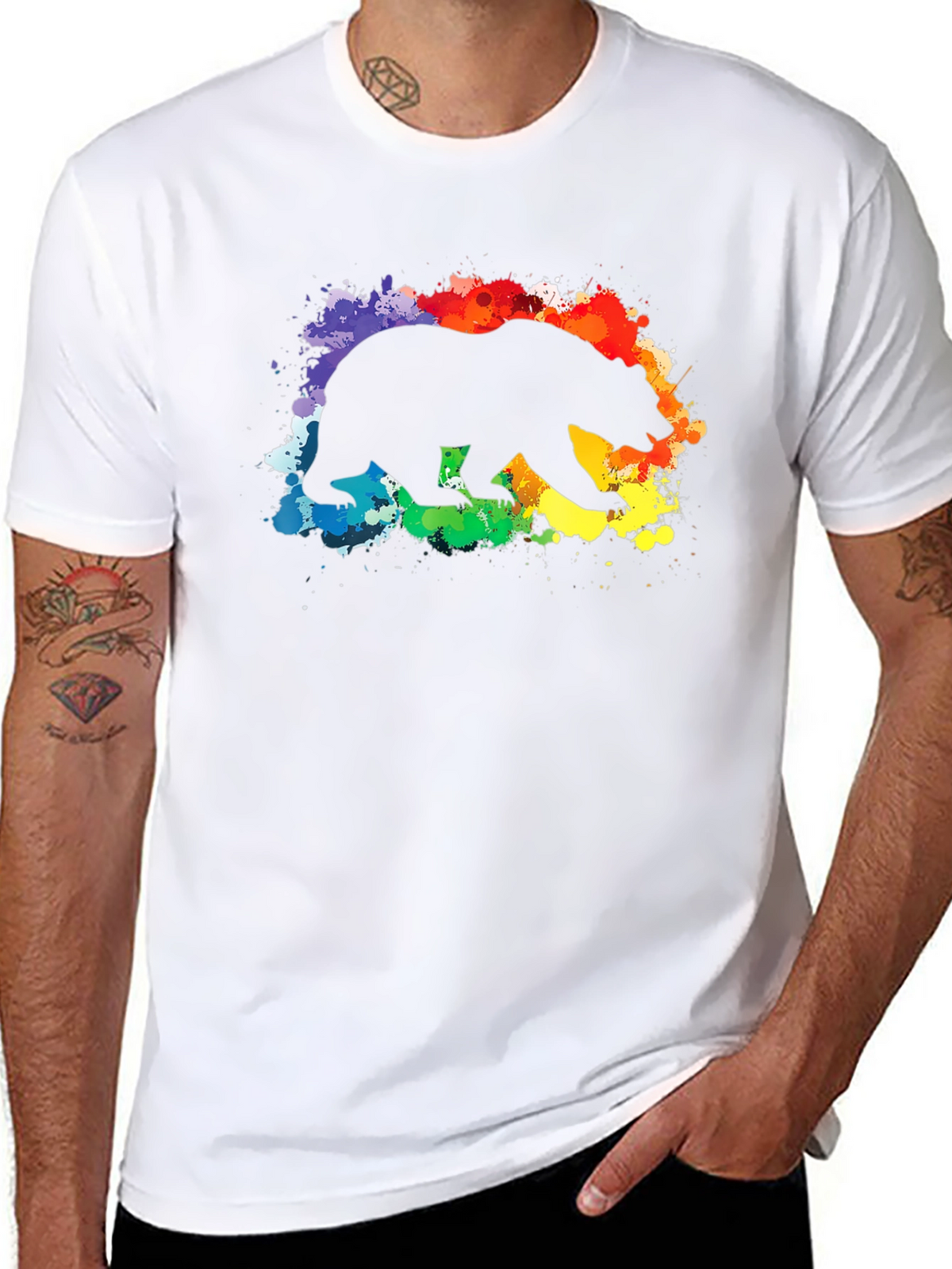 Bear Pride T-Shirt - Black