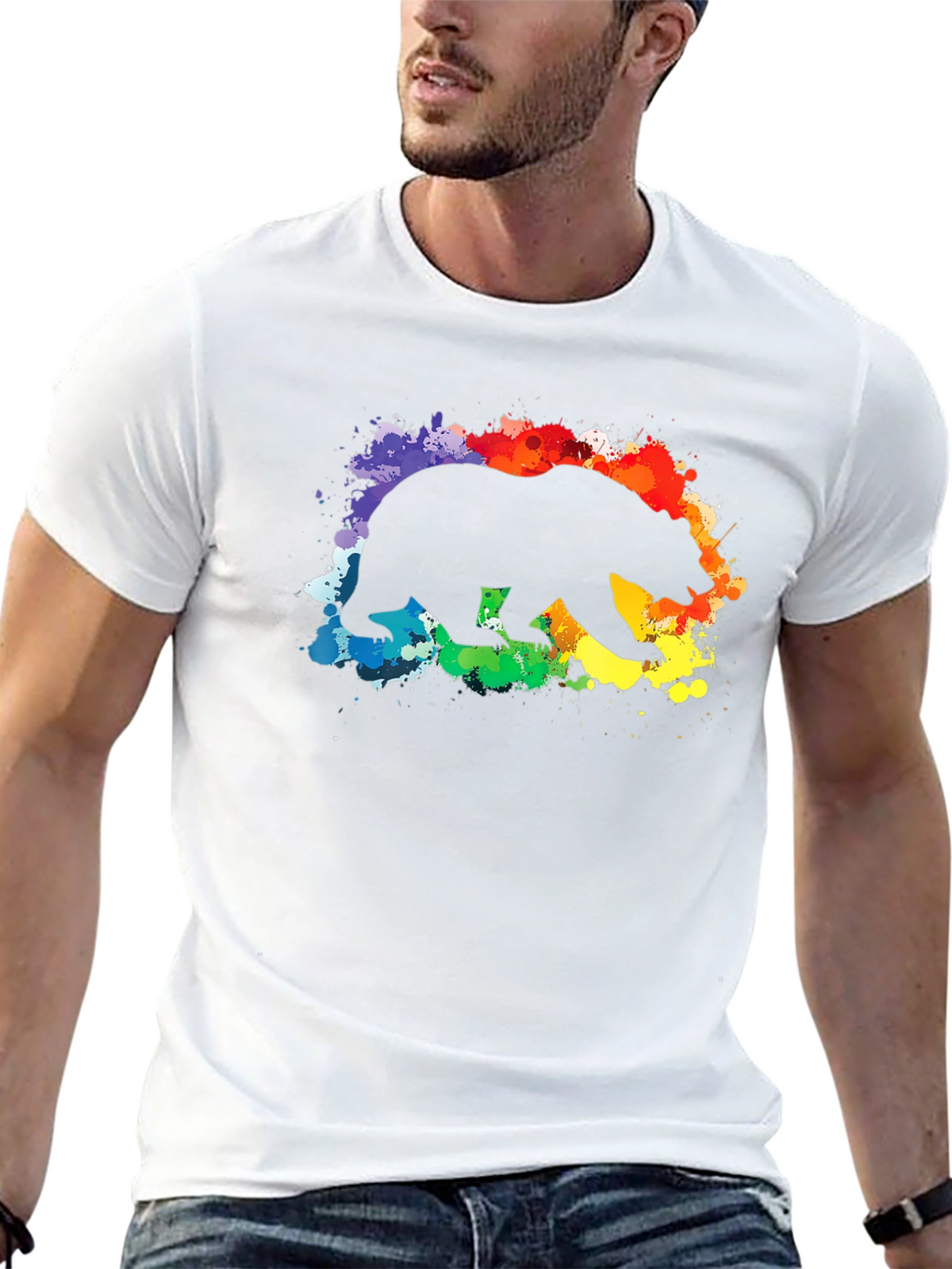 Bear Pride T-Shirt - Black