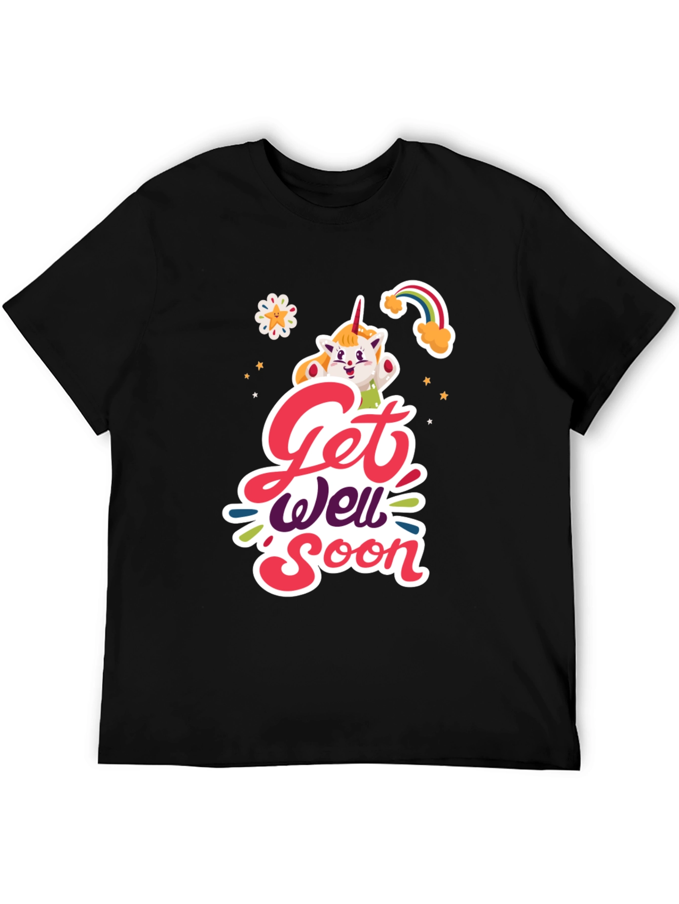 Get Well Soon Unicorn Graphic Tee