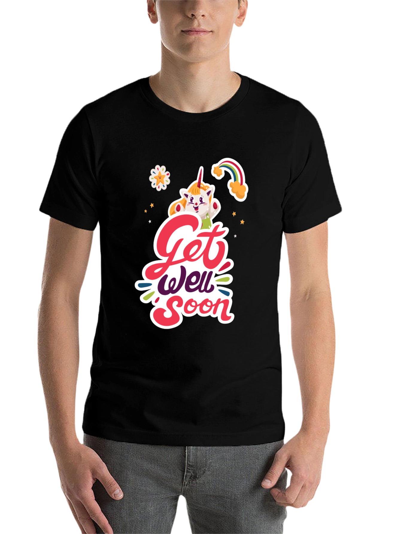 Get Well Soon Unicorn Graphic Tee