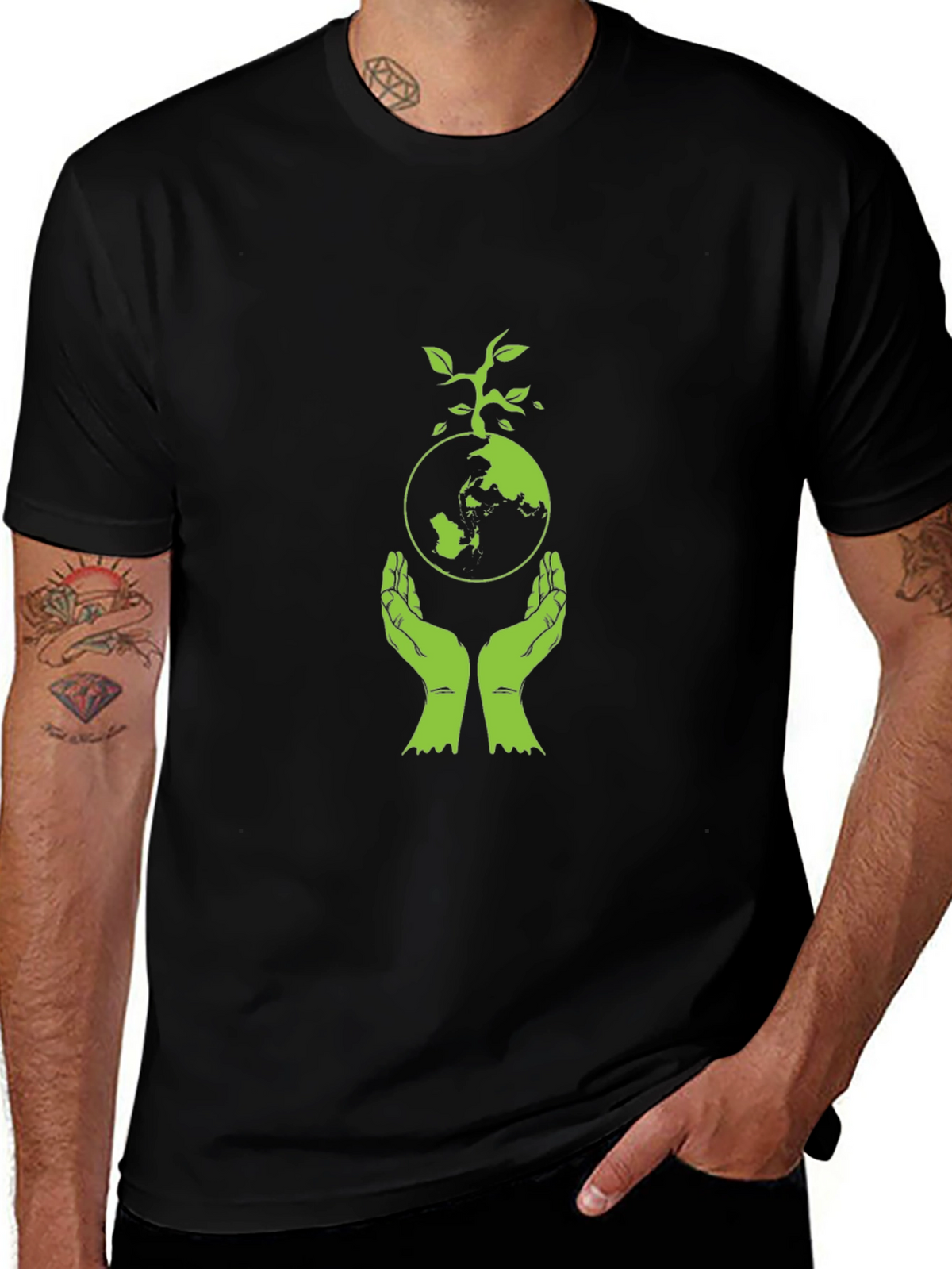 Eco-Friendly Graphic Tee: Protect Our Planet!