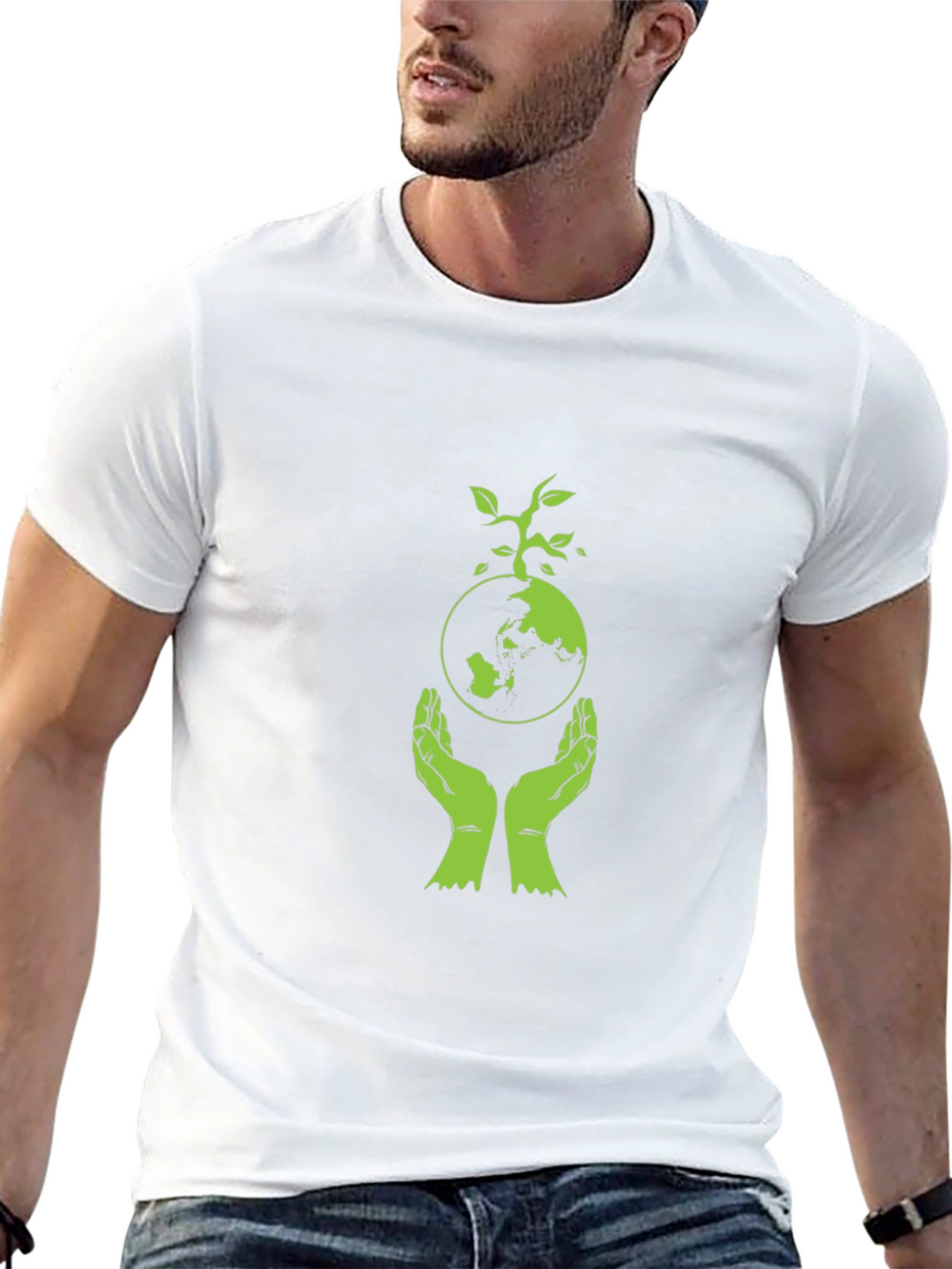 Eco-Friendly Graphic Tee: Protect Our Planet!