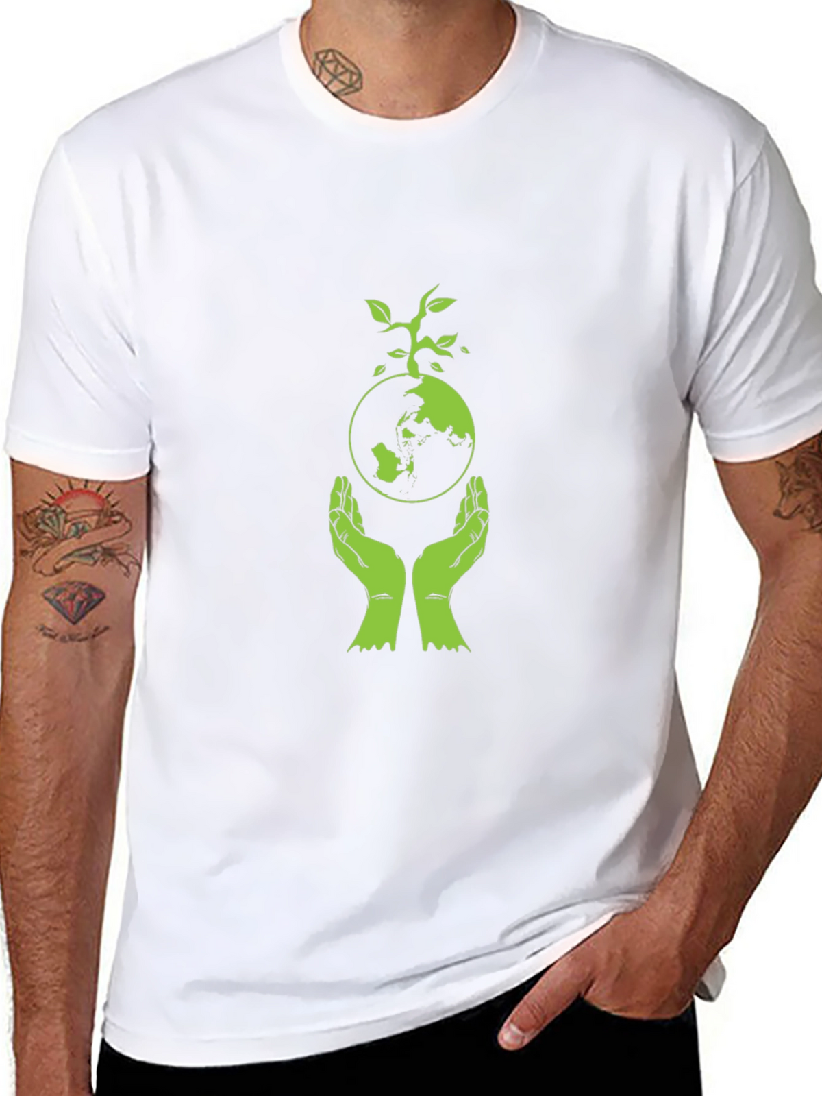 Eco-Friendly Graphic Tee: Protect Our Planet!