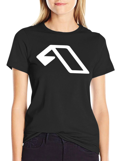 Geometric Logo Black T-Shirt