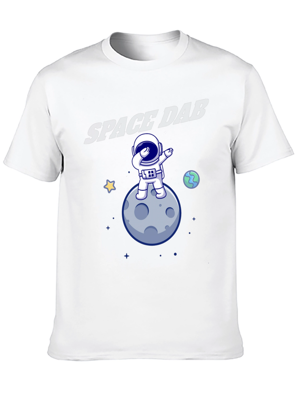 Space Dab T-Shirt - Astronaut Moon Design