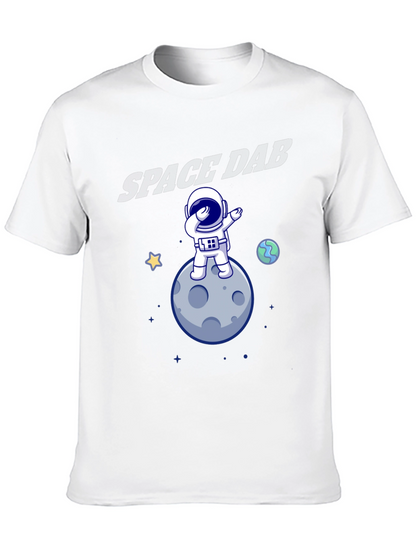 Space Dab T-Shirt - Astronaut Moon Design