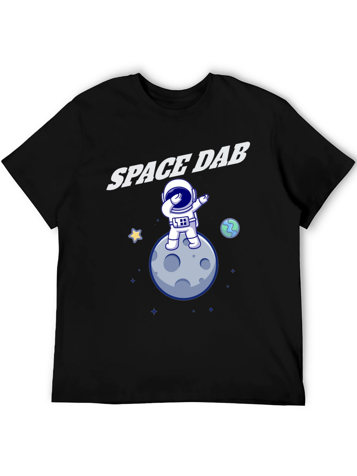 Space Dab T-Shirt - Astronaut Moon Design