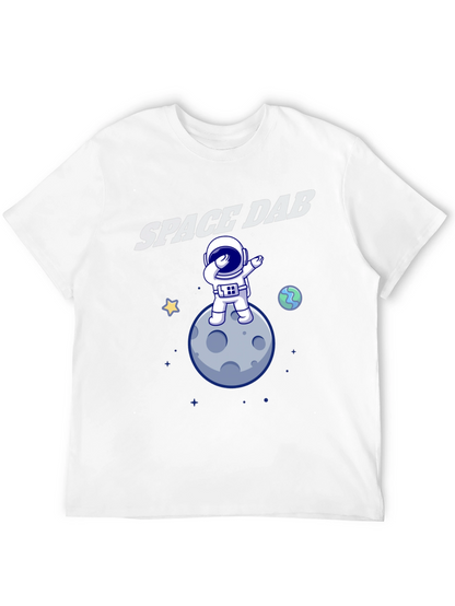 Space Dab T-Shirt - Astronaut Moon Design