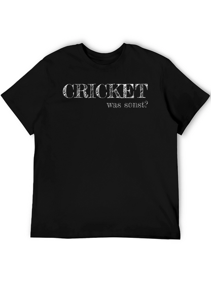 Cricket Was Sonst Graphic T-Shirt