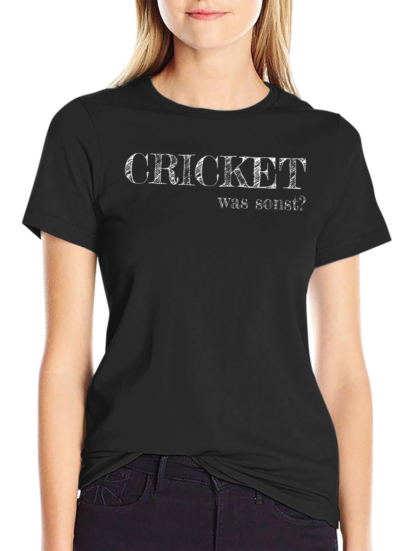 Cricket Was Sonst Graphic T-Shirt