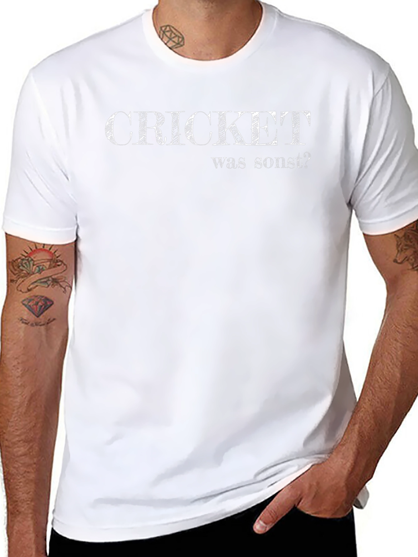 Cricket Was Sonst Graphic T-Shirt