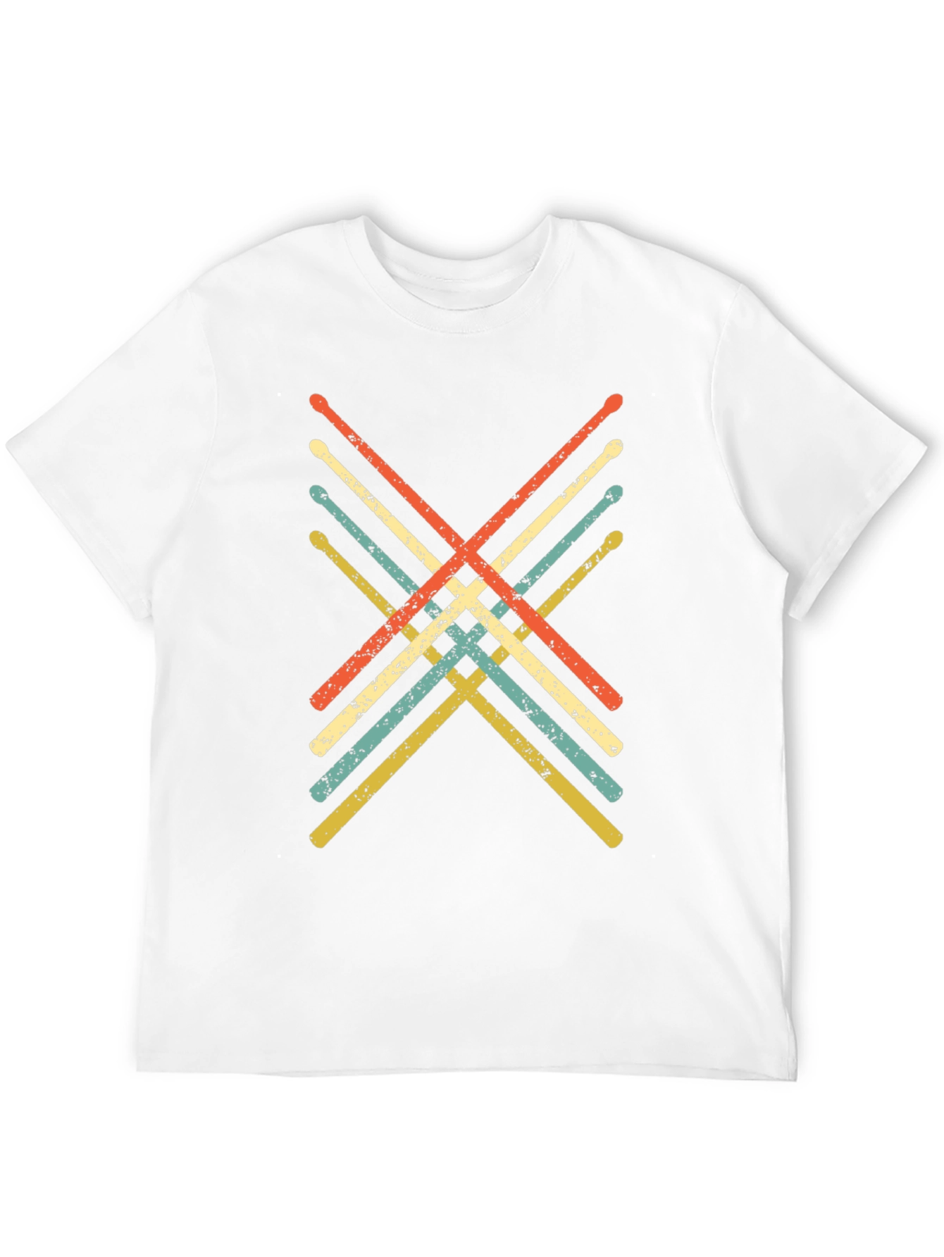 Retro Drumsticks Graphic Tee