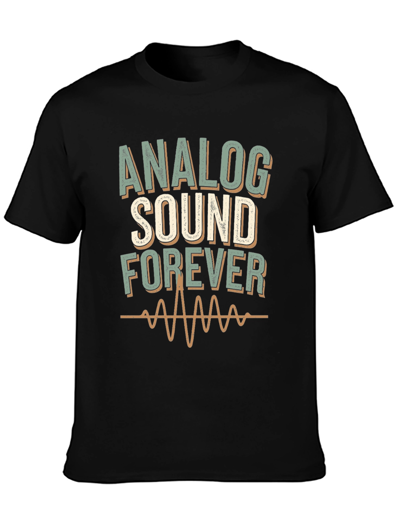 Analog Sound Forever Black T-Shirt