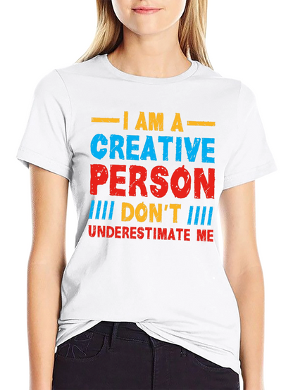 Creative Person Graphic T-Shirt - Bold Statement Tee
