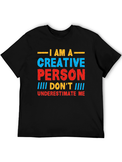 Creative Person Graphic T-Shirt - Bold Statement Tee
