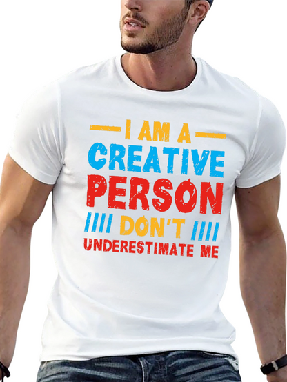Creative Person Graphic T-Shirt - Bold Statement Tee