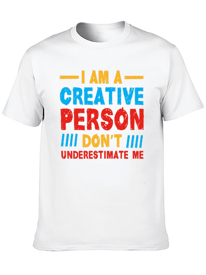 Creative Person Graphic T-Shirt - Bold Statement Tee